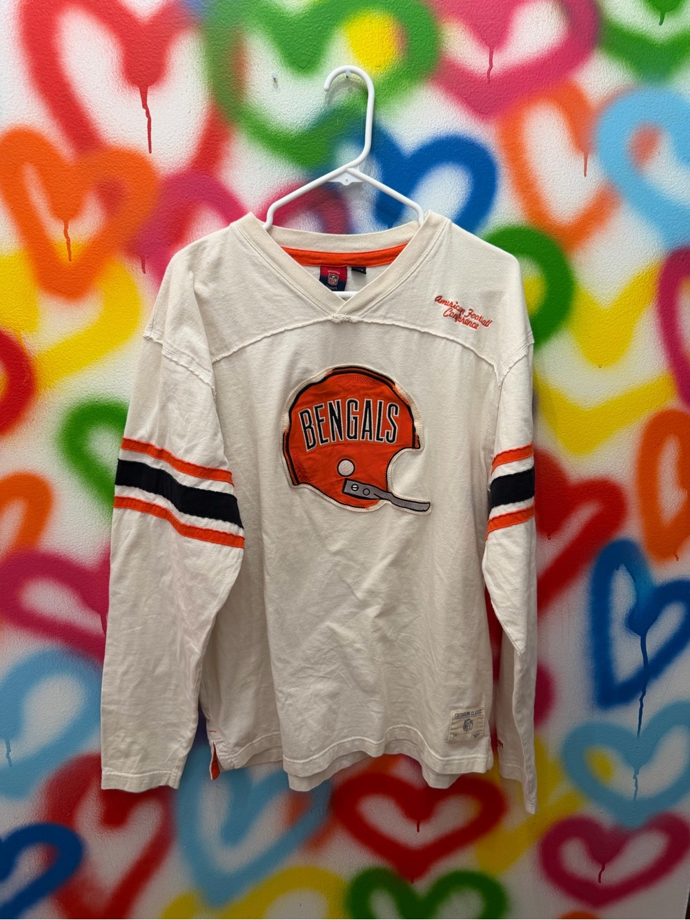 Cincinnati Bengals Embroidered Long Sleeve Tee